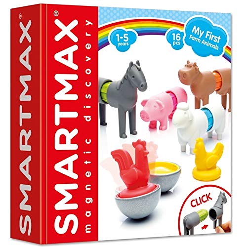 SMARTMAX - My First Farm Animals, Magnetic Discovery Play Set, 16 Pieces, 1-5 Years von Unbekannt