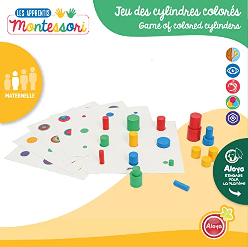 Satz 20 Bunte Holzzylinder Satz 20 Bunte Holzzylinder von Unbekannt