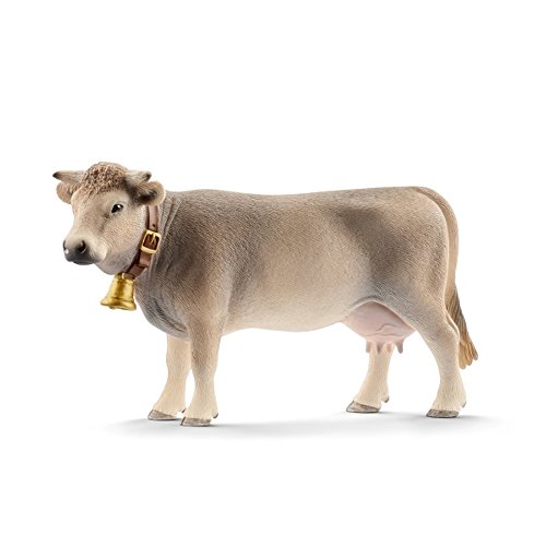 schleich 13874 Braunvieh Kuh, für Kinder ab 3+ Jahren, Farm World - Spielfigur von Unbekannt