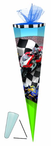 alles-meine.de GmbH Schultüte - Motorrad 50 cm rund - mit/ohne Kunststoff Spitze - Tüllabschluß - Zuckertüte - für Jungen Bike Rennrad Motorräder Biker Rennwagen Auto alles-meine.de GmbH Schultüte - Motorrad 50 cm rund - mit/ohne Kunststoff Spitze - Tüllabschluß - Zuckertüte - für Jungen Bike Rennrad Motorräder Biker Rennwagen Auto von alles-meine.de GmbH
