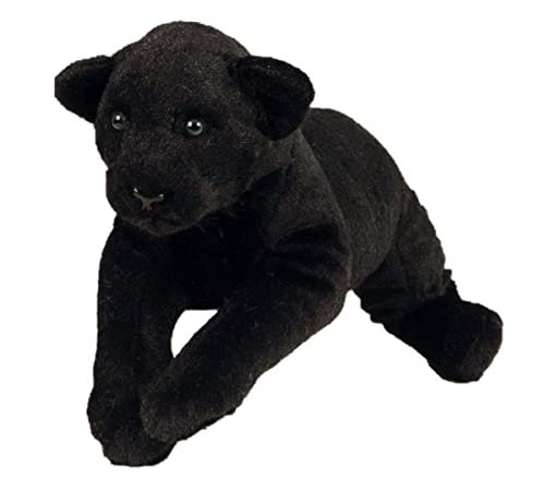 Geschenkestadl Schwarzer Panther XL Plüschtier ca. 60 cm Kuscheltier Softtier Raubkatze Stofftier von Geschenkestadl