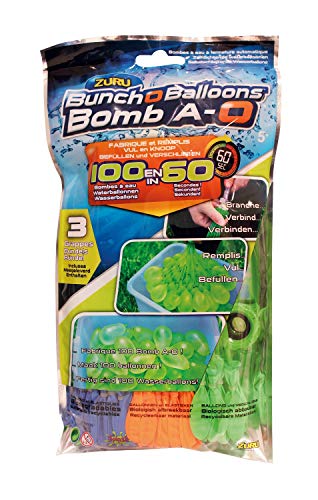 Splash Toys 31115 - 100 Wasserbomben in 60 Sekunden - selbstschließend ohne Knoten von Zuru
