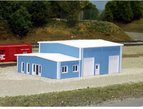 Spur N -- Bausatz Lagerhalle mit Büro von Redcat Racing