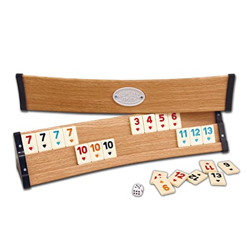 Star 1010631, Rummy curved, Romme, Okey Set oval, aus Kunststoff von Star Oyun Aletleri