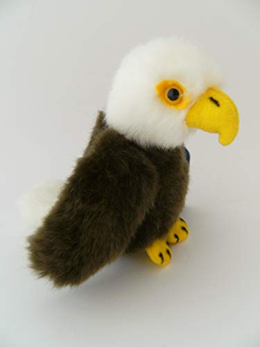 Unbekannt Stofftier Adler 11 cm, Kuscheltier Plüschtier Vogel Greifvogel von Unbekannt