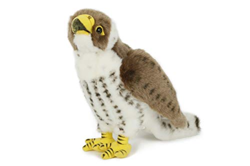Unbekannt Stofftier Falke 22 cm, Kuscheltier Plüschtier Vogel Greifvogel von Unbekannt
