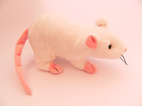 Unbekannt Stofftier Ratte 20 cm +12 cm Schwanz, weiß, Kuscheltier, Plüschtier, Ratten, Maus Unbekannt Stofftier Ratte 20 cm +12 cm Schwanz, weiß, Kuscheltier, Plüschtier, Ratten, Maus von Unbekannt