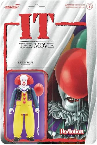 Super 7 RE-SKITW01-PCL It The Movie: Pennywise Reaktionsfigur, Mehrfarbig, Standard Super 7 RE-SKITW01-PCL It The Movie: Pennywise Reaktionsfigur, Mehrfarbig, Standard von Super7