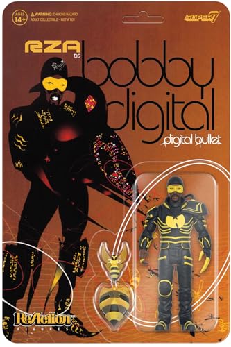 SUPER7 Slick Rick Reaction Figur RZA Digital Bullet 10 cm von Super7
