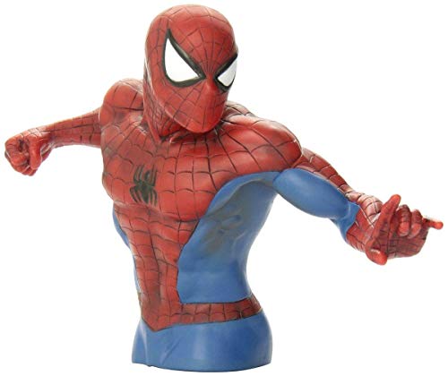 MONOGRAM Unbekannt 67963 Spider Bank-New Metallic Paint Finish Spardose Büste Kämpfen 18Cm, Mehrfarbig, Standard MONOGRAM Unbekannt 67963 Spider Bank-New Metallic Paint Finish Spardose Büste Kämpfen 18Cm, Mehrfarbig, Standard von Marvel