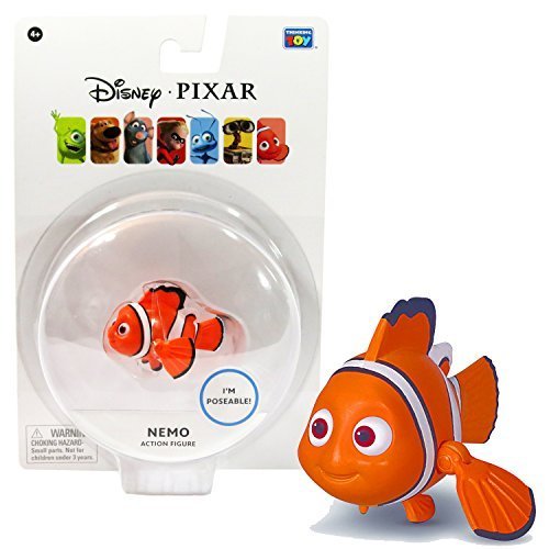 Thinkway Toys Disney Pixar "Finding Nemo" Movie Series 2-1/2 Inch Long Poseable Action Figure - Clownfish NEMO by Thinkway Toys von THINKWAY TOYS