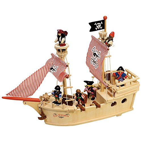 Tidlo T-0094 - Piratenschiff, Spielwaren von Tidlo