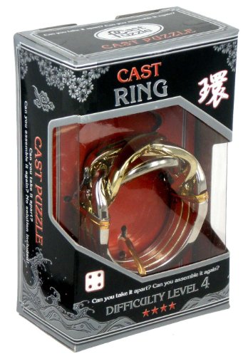 Cast Puzzle 52473791 - Denkspiel Ring Level 4 aus Gießzink von GIGAMIC