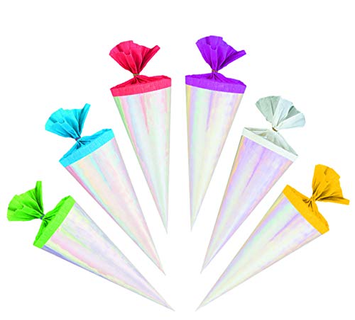 alles-meine.de GmbH 3 STK. Schultüte 20 cm - rund - marmoriert schimmernd - bunt - Geschenktüte klein - zur Dekoration oder Anhängen an die große Zuckertüte Deko für Schulanfang .. alles-meine.de GmbH 3 STK. Schultüte 20 cm - rund - marmoriert schimmernd - bunt - Geschenktüte klein - zur Dekoration oder Anhängen an die große Zuckertüte Deko für Schulanfang .. von alles-meine.de GmbH