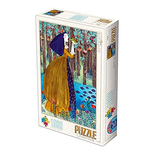 Unbekannt 75161-KA02 D-Toys Puzzle 1000 Teile-Andrea Kürti The Frog Princess, Multicolor von Unbekannt