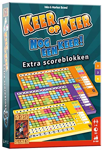 Unbekannt 999 Spiele - Keer auf Scoreblock 3 Stück Level 2, und 4 Spiel ab 8 Jahren Eines der besten von 2018 Inka & Markus Brand Roll and Write für 1 bis 6 Spieler 999-KEE02 von 999 Games