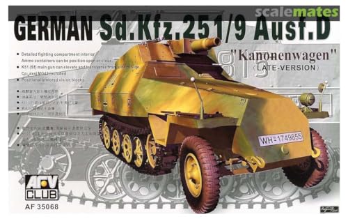 AFV-Club 35068 - Modellbausatz Sonderkraftfahrzeug 251 D/9 75 mm AFV-Club 35068 - Modellbausatz Sonderkraftfahrzeug 251 D/9 75 mm von AFV Club