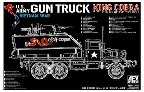 Unbekannt AFV-Club 35323 _ U.S.Army Vietnam War Gun-Truck King Cobra M113+M54 _ 1:35 von Unbekannt