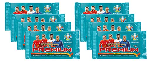 Unbekannt Adrenalyn XL Panini UEFA Euro 2020 - 8 x Premium Booster inkl. je 1x Limited Edition Card von Unbekannt