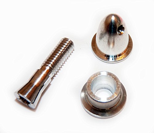 ikarex-shop Alu Spinner mit Spannkonus für 5mm Motorwelle Mitnehmer Propeller Adapter 5.0mm Welle RC ikarex-shop Alu Spinner mit Spannkonus für 5mm Motorwelle Mitnehmer Propeller Adapter 5.0mm Welle RC von ikarex-shop