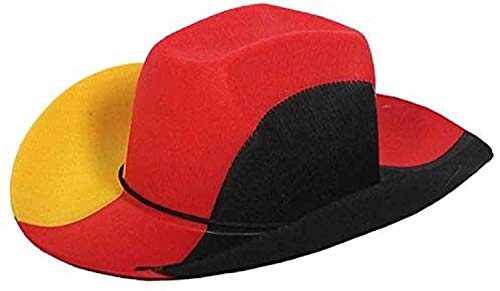 Unbekannt Cowboy-Filz-Hut * DEUTSCHLAND * mit Kordel als Deko für EM 2024, WM 2026, Fussball-Mottoparty oder Karnevall | Fasching Germany schwarz rot gelb gold Unbekannt Cowboy-Filz-Hut * DEUTSCHLAND * mit Kordel als Deko für EM 2024, WM 2026, Fussball-Mottoparty oder Karnevall | Fasching Germany schwarz rot gelb gold von Unbekannt