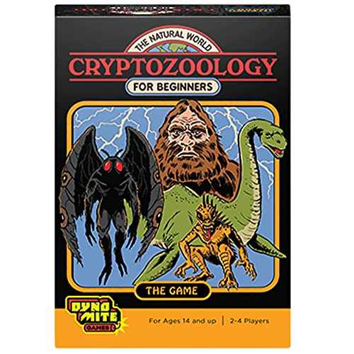 Cryptozoic - Cryptozoology for Beginners - Steven Rhodes Games Vol. 2 - Retro-Ilustrationen voll schwarzem Humor - Karten- & Würfelspiel - Ab 14 Jahren - Für 2-4 Spieler - Englisch von Cryptozoic Entertainment