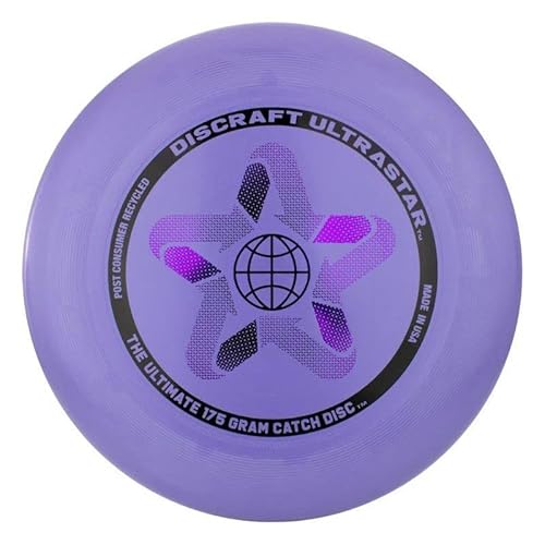 Discraft US.RECYCLELAVENDAR Ultrastar Wurfscheibe, 100% recycelt, Lavendel, 175 g, dunkelviolett Discraft US.RECYCLELAVENDAR Ultrastar Wurfscheibe, 100% recycelt, Lavendel, 175 g, dunkelviolett von Discraft