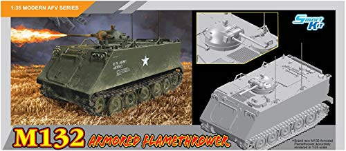 Unbekannt Dragon Models DR3621 Kriegsfahrzeug aus Kunststoff zur Selbstmontage, M132 Armored Flamethrower, Maßstab 1:35 von Unbekannt