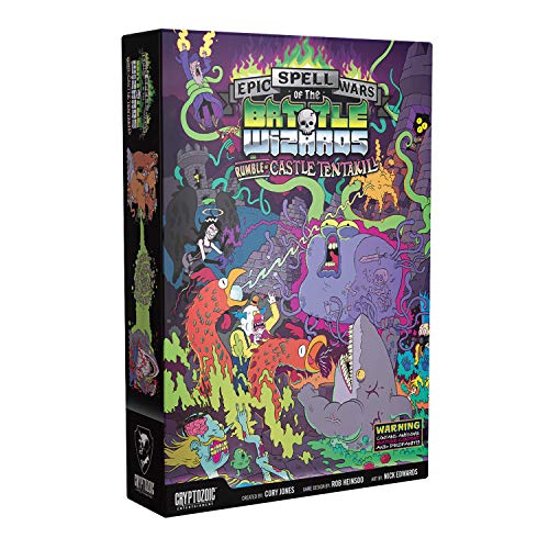 Cryptozoic - Epic Spell Wars of The Battle Wizards 2: Rumble At Castle Tentakill - Zweites Spiel der Serie - Episch explosives Zaubersprüche-Kartenspiel - Ab 15 Jahren - Für 2 bis 6 Spieler - Englisch von Cryptozoic Entertainment