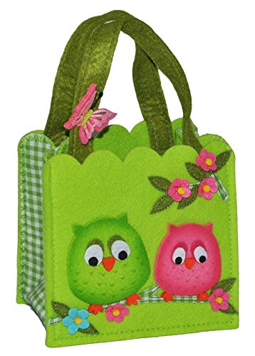 alles-meine.de GmbH Eule - Filztasche/Geschenktasche/Aufbewahrungsbox - Eulen - groß Eulentasche als Deko z.B. für Blumen oder für Kinder als Kindertasche von alles-meine.de GmbH