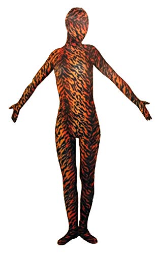 Unbekannt Fantastic Suits Kostüm elastischer Anzug Verkleidung (Tiger, S - M) von Unbekannt
