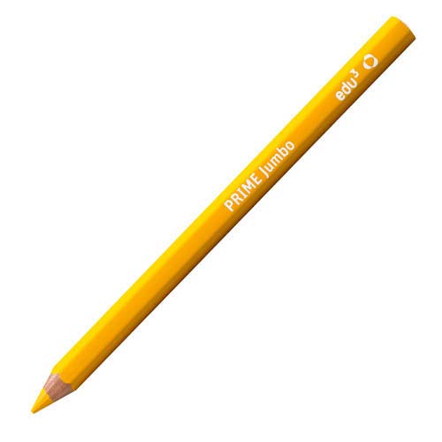 Unbekannt Farbstifte Buntstifte edu³ Prime Jumbo Sechskantgriff, 12 STK. pro Farbe, gelb von Unbekannt