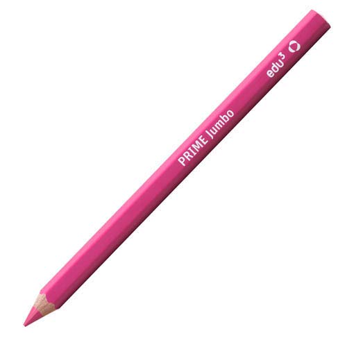 Unbekannt Farbstifte Buntstifte edu³ Prime Jumbo Sechskantgriff, 12 STK. pro Farbe, pink von Unbekannt