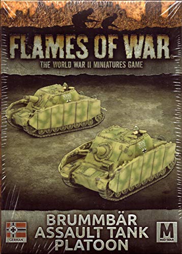 Unbekannt Flames of War: German: Brummbar Assault Tank Platoon GBX128 Panzer von Flames of War