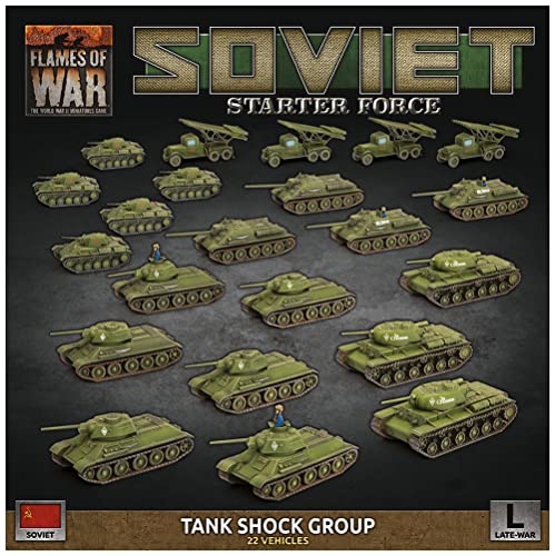 Unbekannt Flames of War: Late War: Soviet: Tank Shock Group Starter Force (SUAB11) von Flames of War