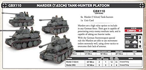 Unbekannt Flames of War: Mid War: German: Marder (7.62 cm) Tank Hunter Platoon (GBX110) von Flames of War