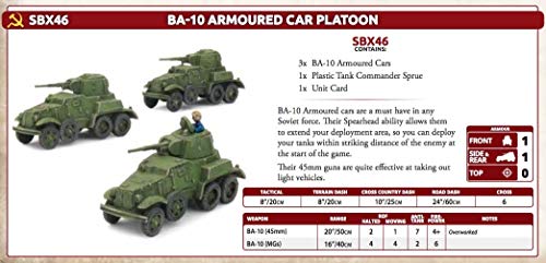 Unbekannt Flames of War: Mid War: Soviet: BA-10 Armored Car Platoon (SBX46) von Flames of War