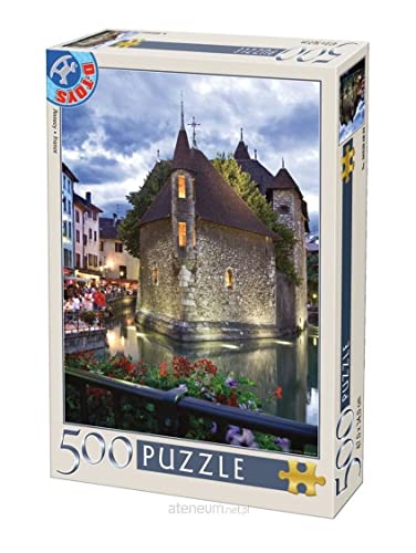 Unbekannt 69320-AB33 D-Toys Puzzle 500 pcs Frankreich Annecy, Multicolor von Unbekannt