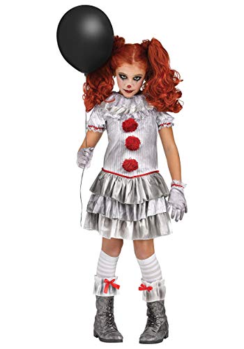 Unbekannt Fun World 119322 Girls Carnevil Clown Costume - Large von Fun World