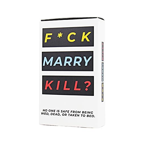 Unbekannt Gift Republic GR490061 Kartenspiel für Erwachsene, FCK, Marry, Kill Unbekannt Gift Republic GR490061 Kartenspiel für Erwachsene, FCK, Marry, Kill von Unbekannt
