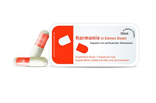 Unbekannt Harmonie in kleinen Dosen Pillen mit Sprüchen Unbekannt Harmonie in kleinen Dosen Pillen mit Sprüchen von Unbekannt