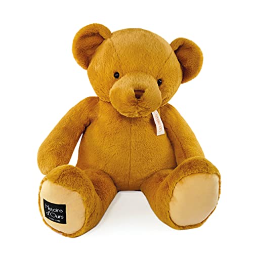 Histoire d'ours - Der Teddybär Ocker 75 cm – 75 cm – Geschenk zur Geburt – HO3240 von Histoire d'ours