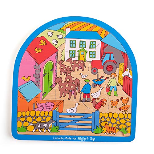 - Houten Lagenpuzzel Boerderij, 26st. von Bigjigs Toys