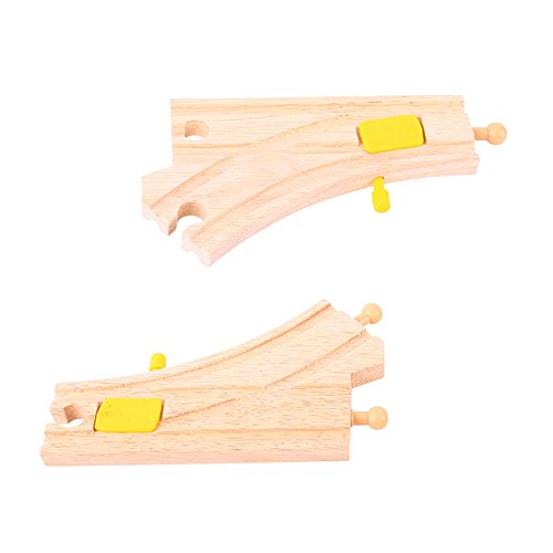 Bigjigs Rail Mechanische Weiche (Pack von 2) von Bigjigs Rail