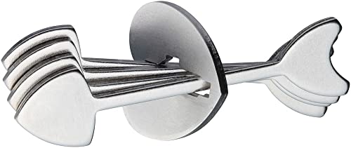 Bartl Huzzle Cast Arrows Metallpuzzle aus Gießzink, Schwierigkeitsgrad 3, 111933 von Freetex