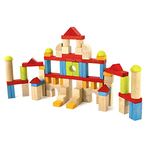 Jeujura J8243 Stück Holzbausteine in Box, merhfarbig, 82 Pièces en Bois Jeujura J8243 Stück Holzbausteine in Box, merhfarbig, 82 Pièces en Bois von Jeujura
