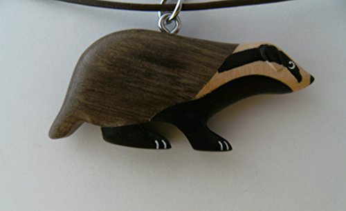 Unbekannt Kette Dachs Holzanhänger Lederband Ketten Modeschmuck Tiere Tier Unbekannt Kette Dachs Holzanhänger Lederband Ketten Modeschmuck Tiere Tier von Unbekannt