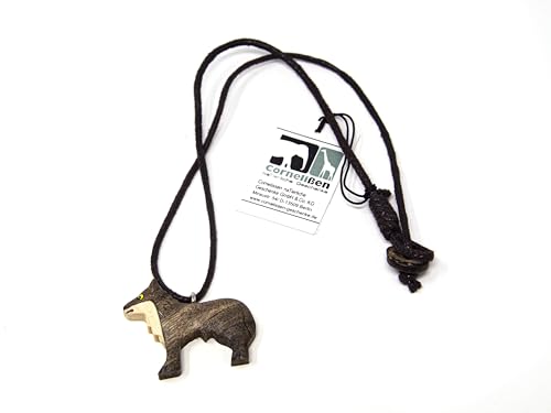 Unbekannt Kette Wolf Holzanhänger Ketten Modeschmuck Holzkette Wölfe Tier Tiere Unbekannt Kette Wolf Holzanhänger Ketten Modeschmuck Holzkette Wölfe Tier Tiere von Cornelissen