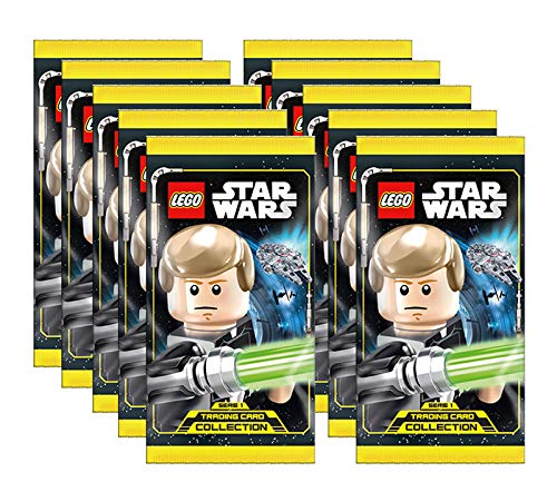 Unbekannt Lego Star Wars – Serie 1 Sammelkarten – 10 Booster – Deutsch von CAGO