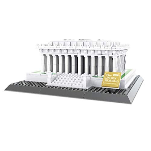 Wange Lincoln Memorial Architektur-Modell, zur Montage mit Bausteinen von WANGE
